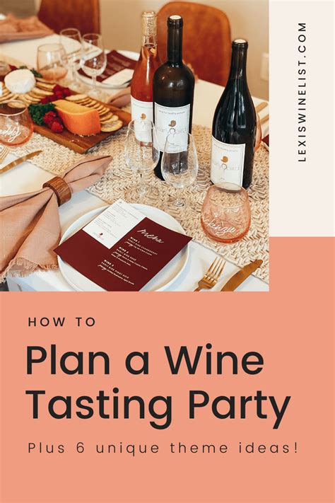 How To Plan A Wine Tasting Party At Home — Lexis Wine List