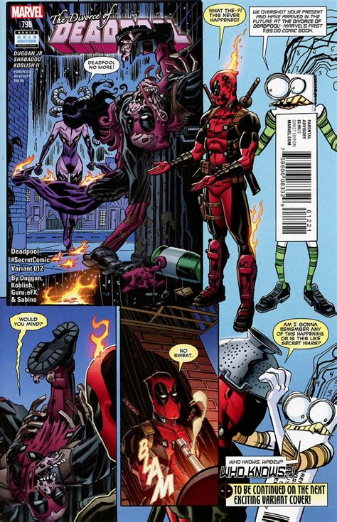 Deadpool Vol 5 12 Cover B Variant Scott Koblish Secret Comic Cover