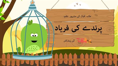 Parinday Ki Faryaad A Poem By Allama Iqbal Kids Urdu Poem Toffee