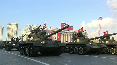 North Korea Stages Biggest Ever Military Parade Cnn Video