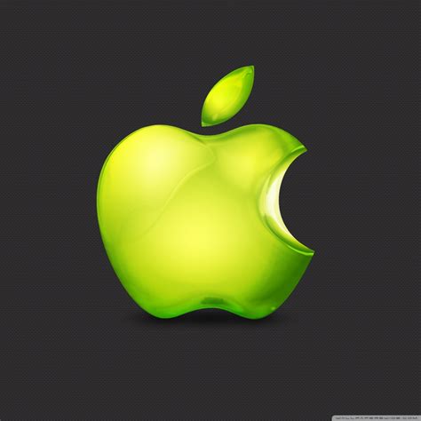 Spider man miles morales logo 4k iphone x wallpaper. Green Apple Logo Ultra HD Desktop Background Wallpaper for ...