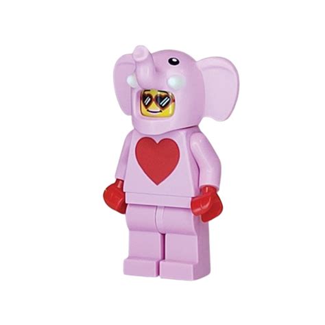Hol198 Lego Build A Minifigure Love Elephant Brickly