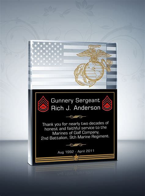 Us Army Soldier Memorial Award Plaque 8x10 Trophy Free Custom Engraving
