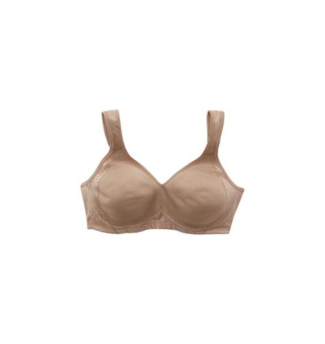 Playtex® 18 Hour® Seamless Smoothing Wirefree Bra 4049 In White And Nude By Avon