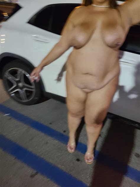 Naked At A Parking Lot Scrolller