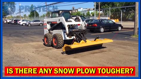 Pro Tech Sno Blade Skidsteer Snow Plow Youtube