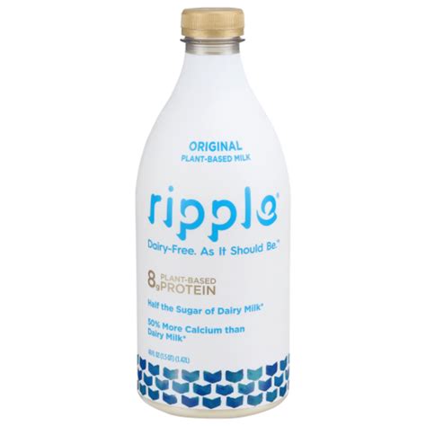Ripple Milk Plant Based Dairy Free Original 48 Fl Oz Delivery Or