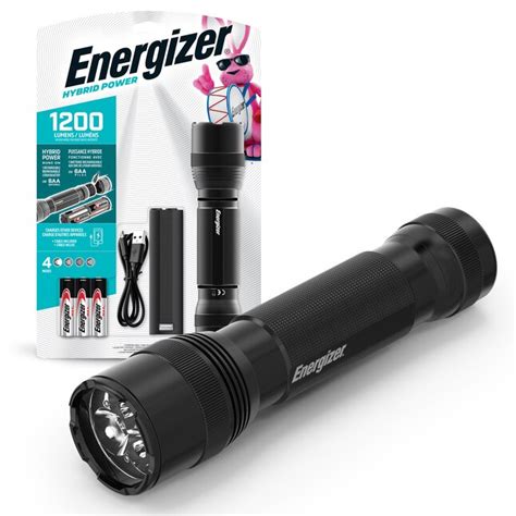 Energizer Hybrid 1200 Lumen Led Rechargeable Flashlight Battery