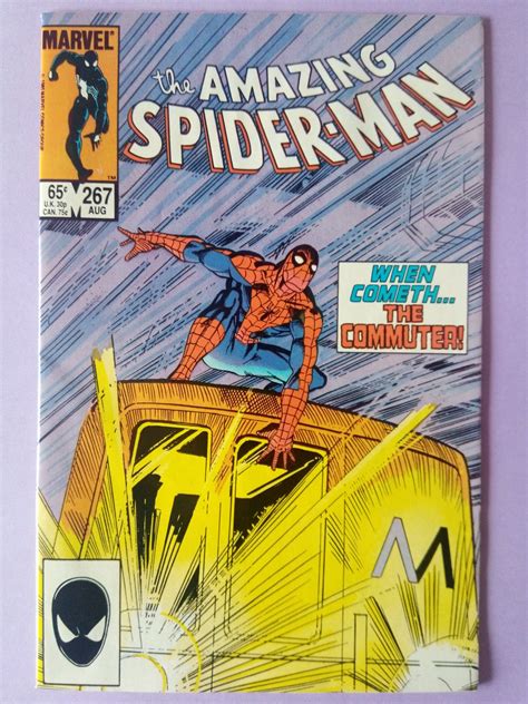 Amazing Spider Man 267 1963 1st Series Aug 1985fnhuman Torchwhen Comeththe Commuter