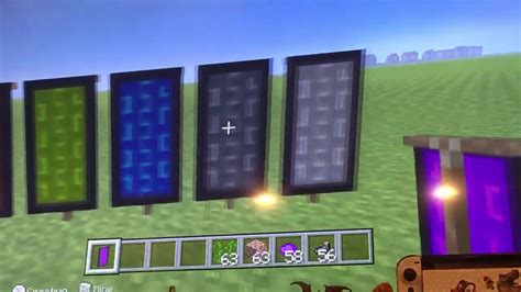 Minecraft How To Make A Nether Portal Banner Youtube
