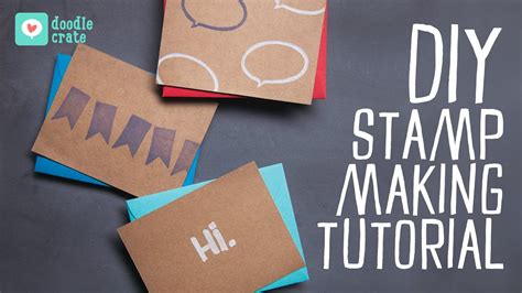 How To Carve Your Own Rubber Stamps Youtube