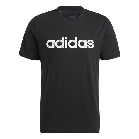 Mens Adidas Neo Logo Printing Solid Color Round Neck Breathable Short