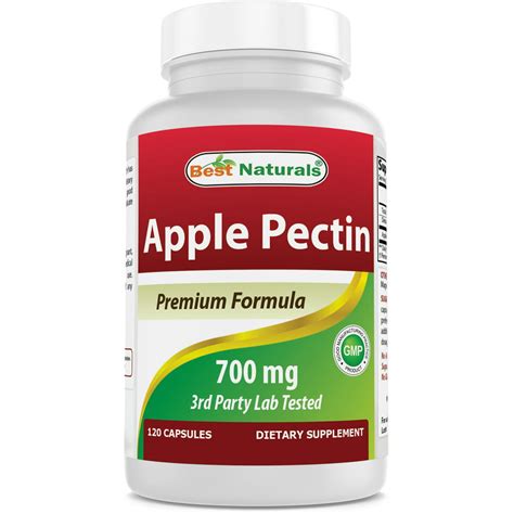 Best Naturals Apple Pectin 700 mg 120 Capsules - Walmart.com - Walmart.com
