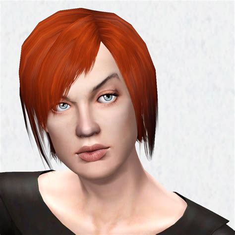 Asymmetrical Hairstyle By Hystericalparoxysm At Mod The Sims Sims 3 Hairs