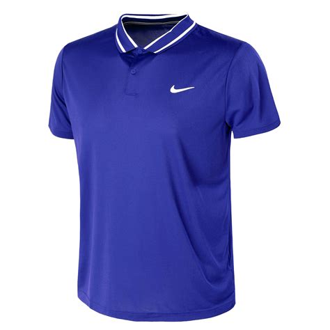 Buy Nike Dri Fit Victory Pique Polo Men Blue White Online Tennis Point