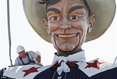 Giant Big Tex Statue Burns Down In Less Than 10 Minutes After 60