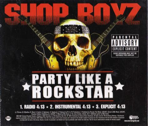Olas Un Bekons Hip Hop Funk Blog Shop Boyz Party Like A Rockstar Promo Cds Flac