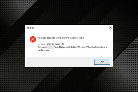 An Error Occurred While Starting Roblox Details Endrequest Failed