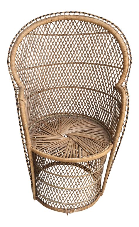 Mid Century Round Wicker Chair Get Great Deals On Ebay Greencamiljo