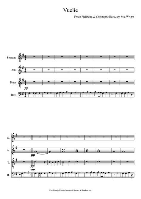 Eatnemen Vuelie Sheet Music Free