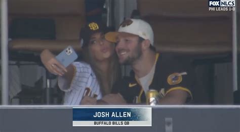 Josh Allen And Girlfriend Brittany Williams Spotted At Nlcs