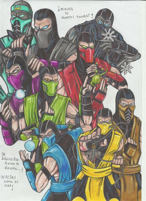Ninjas Mortal Kombat By Stefano Roca On Deviantart