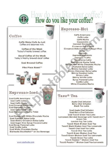 How Do You Like Your Coffee Part 1 Esl Worksheet By Borna