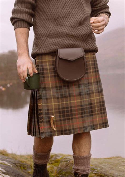 Stewart Hunting Weathered Tartan Custom Made Kilt Scottish Clothing
