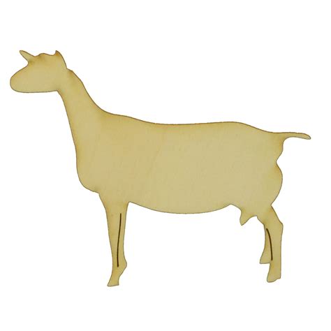 Dairy Goat Wood Cutout Farm Animal Wood Cutouts Animal Cutouts