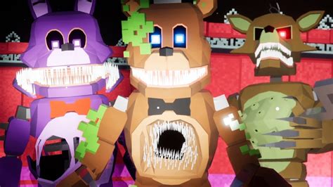 The Twisted Animatronics Attack In Fnaf Killer In Purple Youtube
