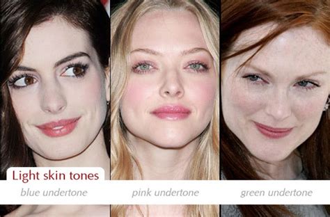 Make Up Charts Determining Your Skin Tone And Undertone