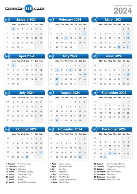 2024 Printable Calendar Uk Pdf Editor Lyssa Rosalyn
