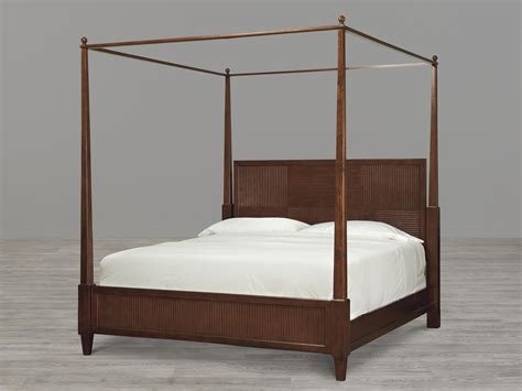 You can always rely upon a canopy bed to turn an ordinary room into a sumptuous refuge. Modern Four Poster Canopy Bed With Nice Mahogany