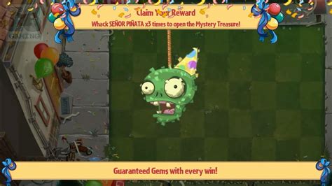 Plants Vs Zombies 2 Birthdayz Pinata Party 5052015