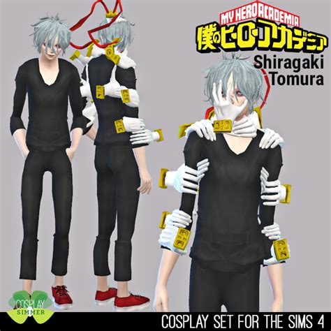 P Requested The Sims 4 My Hero Academia Shiragaki Tomura Cosplay