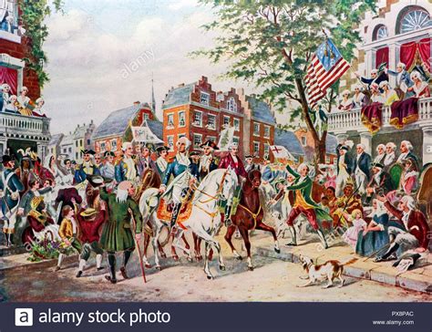 President Elect George Washingtons Entry Into New York April 23rd 1789