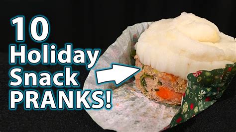 10 Top Holiday Food Pranks Easy Snack Tricks Youtube