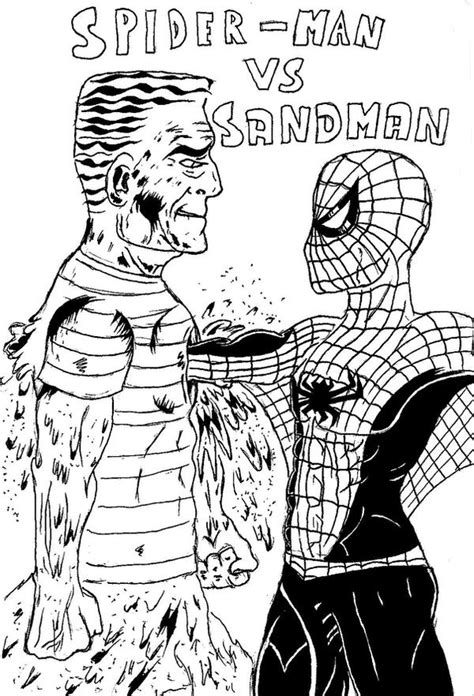 Spider Man Vs Sandman By Neverwinterdragon On Deviantart