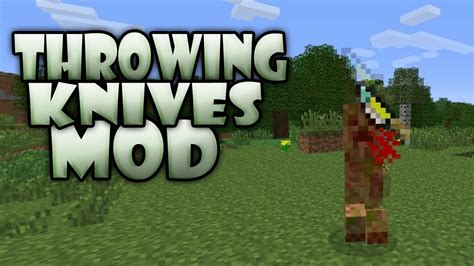 Minecraft Throwing Knives This Mod Is Not Op Youtube