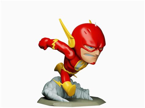 The Flash Chibi Barry Allen Resin Model Kit Dc Comics Comics