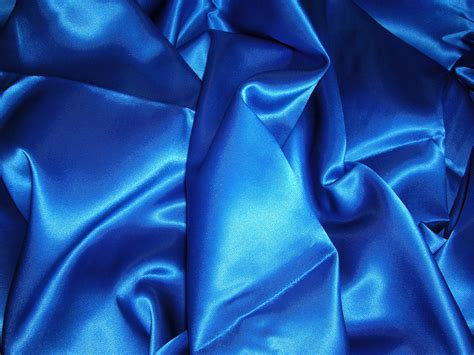 Baroque Satin Fabric Royal Blue Color 6 Yards Long 22