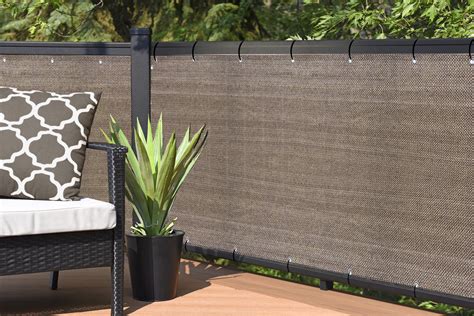 Furthermore, build a privacy wall around the hot tub to get a private spa outdoor. Walnut Outdoor Elegant Privacy Screen for Backyard Fence ...