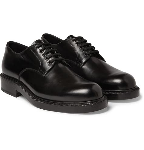 Kleman leather derby shoes and tyrolean shoes for men. Loewe Polished-Leather Derby Shoes in Black for Men - Lyst