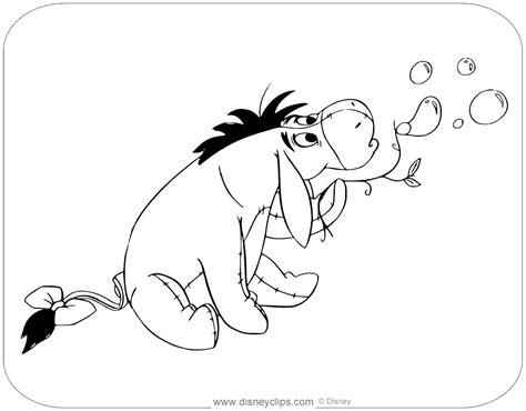 Printable Eeyore Coloring Pages Disneyclips Com