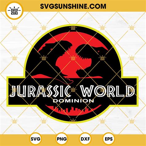 Jurassic World Dominion Svg Jurassic World Svg Png Dxf Eps Cricut The