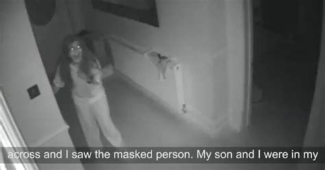 Horrifying Moment Mum Grabbed By Burglars As She Puts Six Year Old Son To Bed Mirror Online