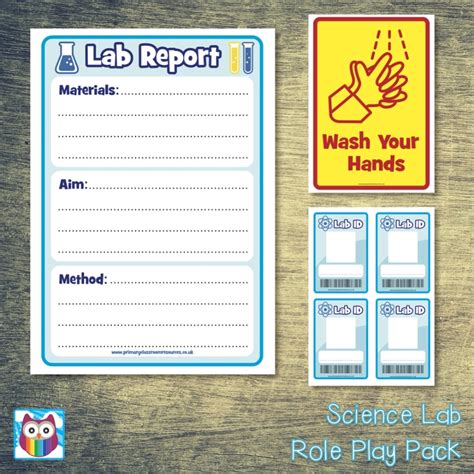 Science Lab Role Play Pack Science Lab Roleplay Role Play Areas