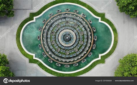 Water Fountain Top View