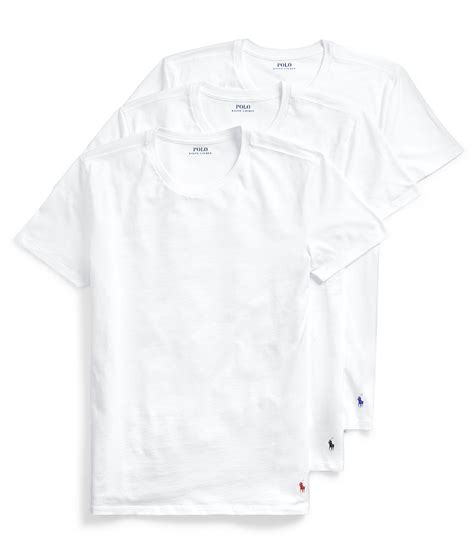 Polo Ralph Lauren Slim Fit Assorted Crew Neck Undershirt 3 Pack Dillards