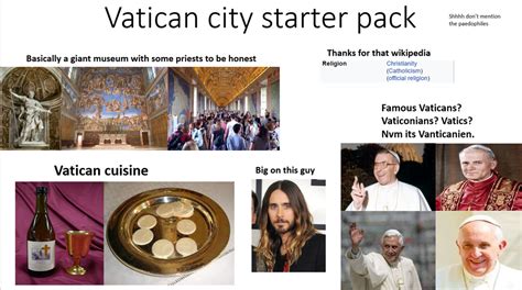 Vatican City Starterpack Rstarterpacks Starter Packs Know Your